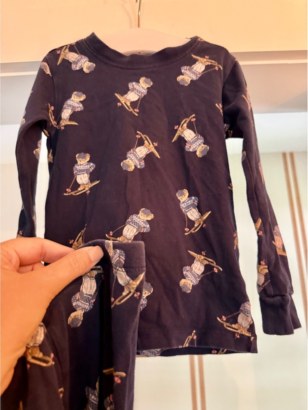 Polo Ralph Lauren Ski Bear Pajamas Sz 4T